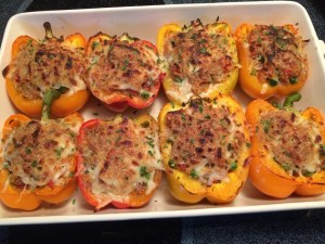 Quinoa Stuffed Roasted Peppers