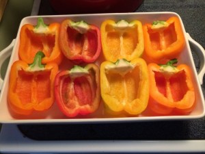 Quinoa Stuffed Roasted Peppers