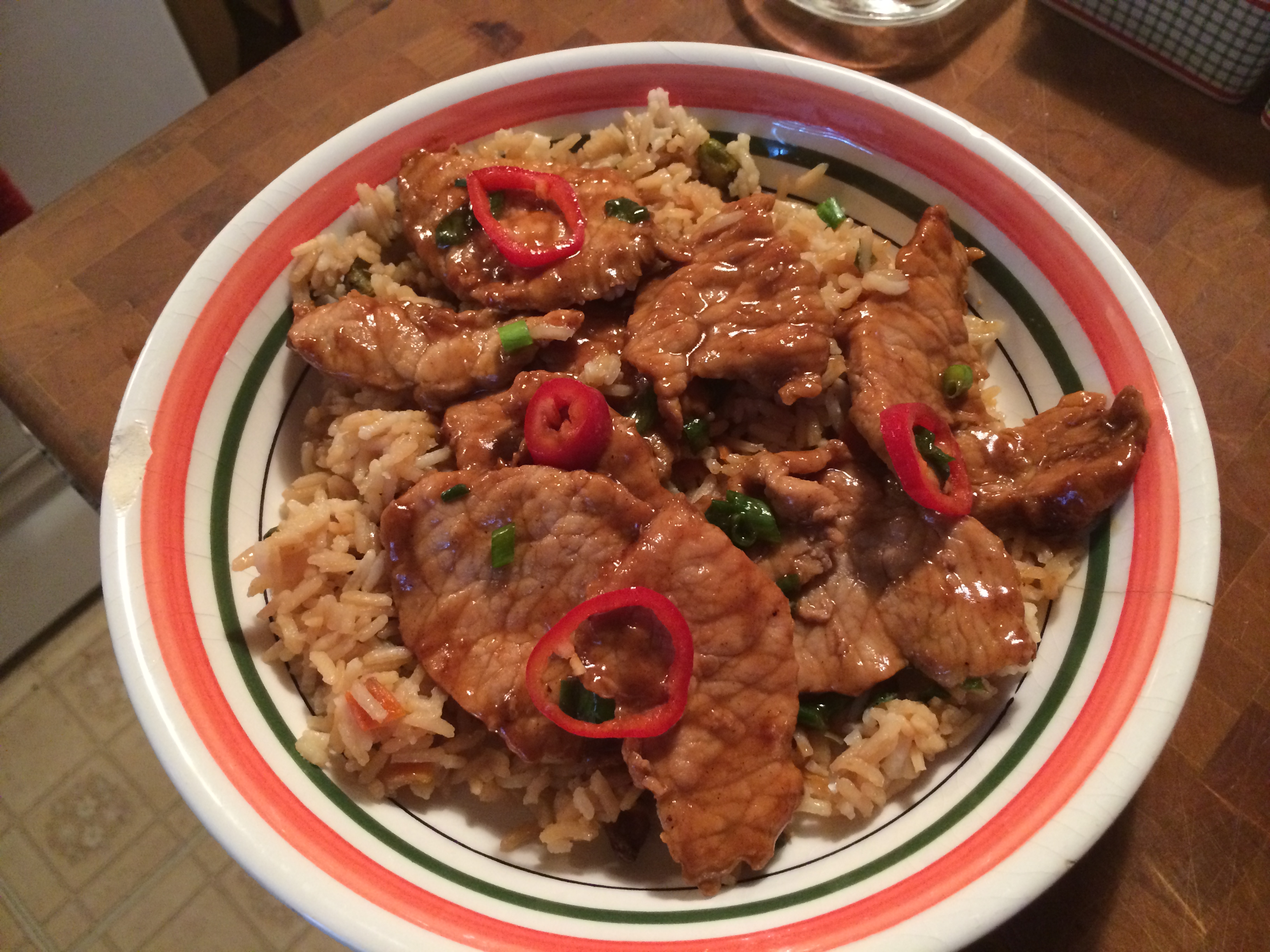 Orange Glazed Pork Stir-Fry