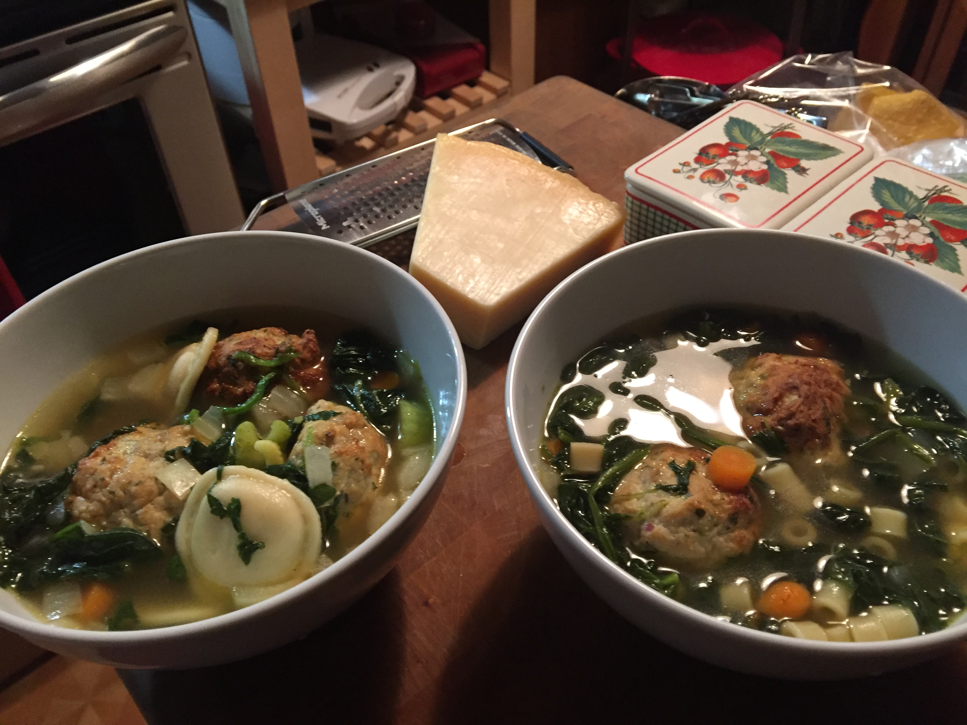 Italian Wedding Soup-Two Ways
