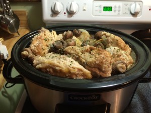 Slow Cooker Citrus-Spiced Chicken and Mushroom Stew