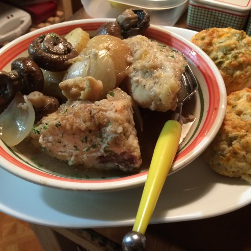 Slow Cooker Citrus-Spiced Chicken and Mushroom Stew