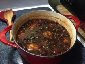Blackberry Bourbon Barbecue Chicken