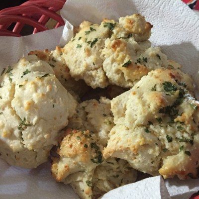 Homemade Cheddar Drop Biscuits