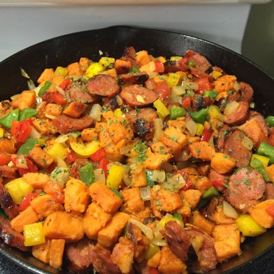 Chorizo And Sweet Potato Hash