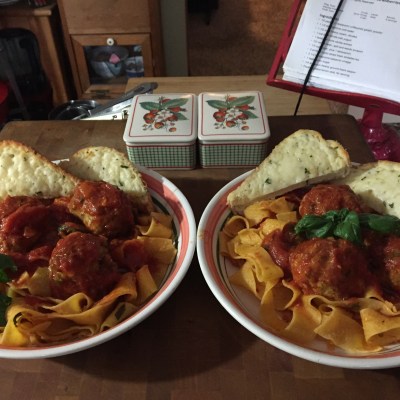 Pappardelle With Meatballs