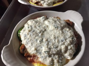 Cremini Mushroom and Zucchini Gratin