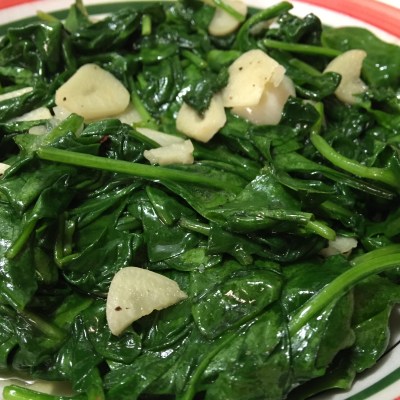 Sautéed Spinach With Garlic