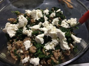 Spanakopita With Sweet Italian Sausage