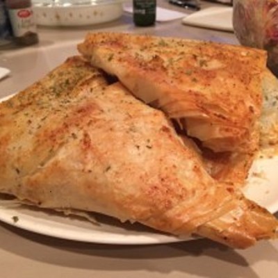 Spanakopita With Sweet Italian Sausage