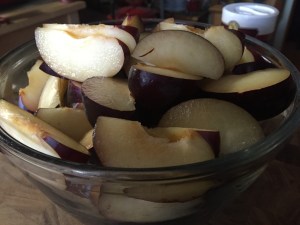 Homemade Plum Crumble