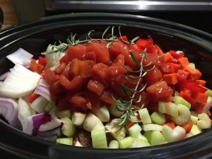 Slow Cooker Pot Roast Over White Cheddar Polenta