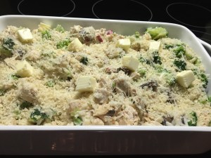 Broccoli, Chicken, and Rice Casserole (