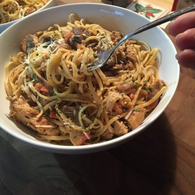 Homemade Cajun Chicken Pasta