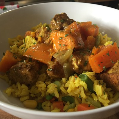 Curry Chicken With Sweet Potatoes