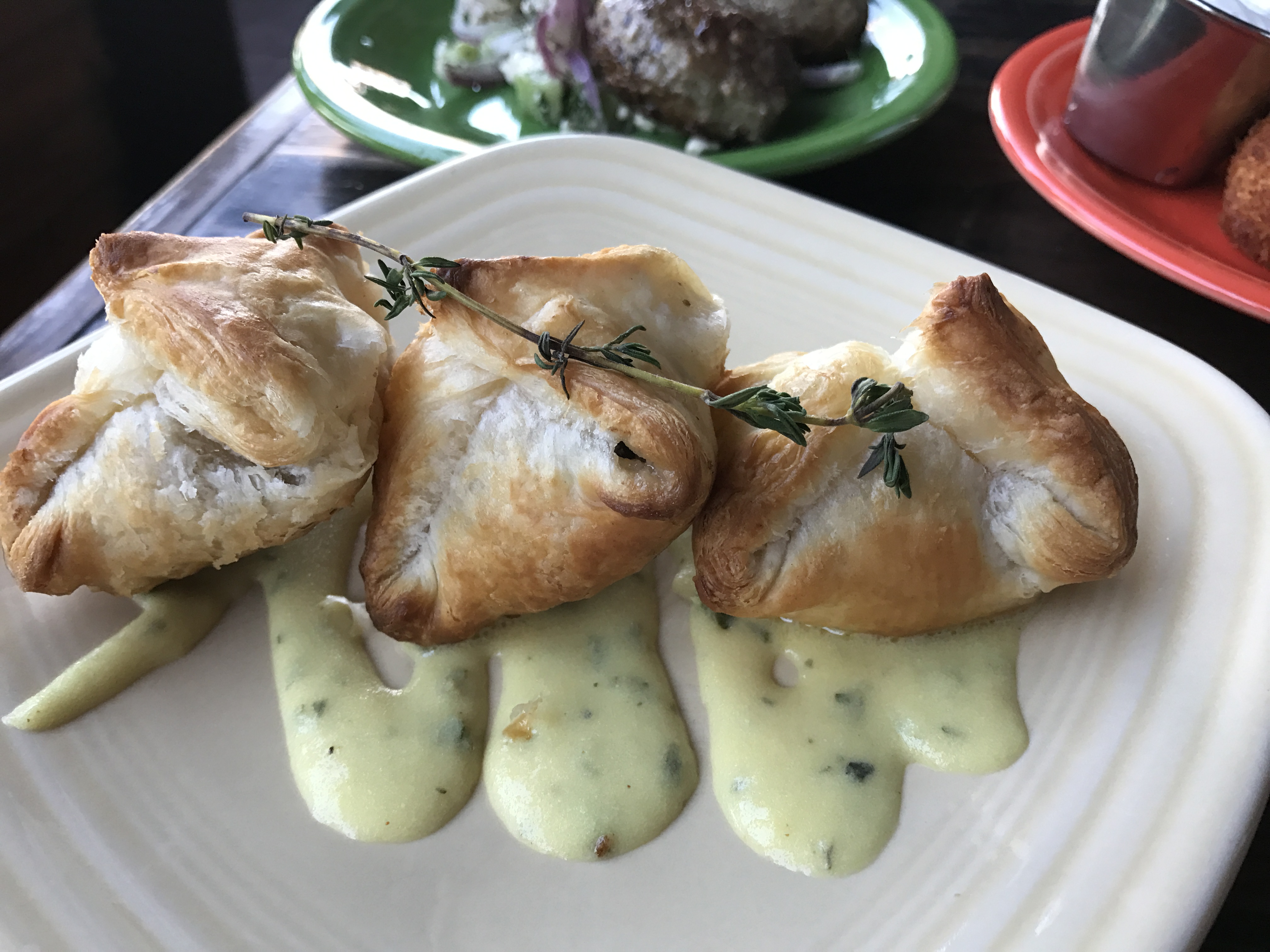 portobello stuffed puff pastry