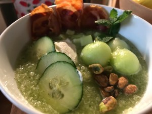 Honeydew Melon And Cucumber Soup