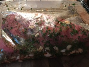 Marinated Flank Steak With Heirloom Tomato Salad