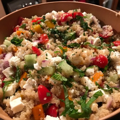 Toasted Quinoa Salad