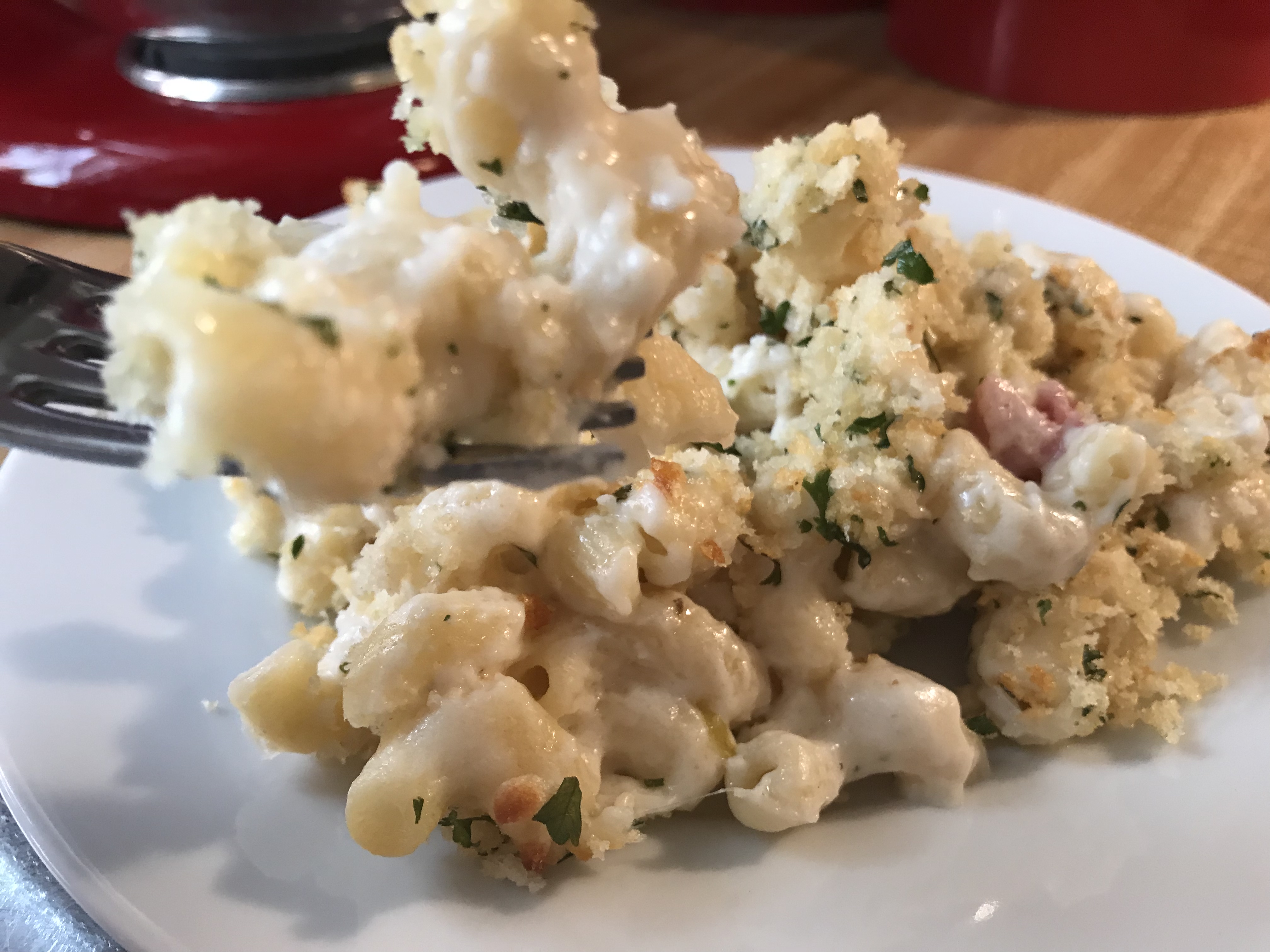 White Cheddar Mac & Cheese With Smoked Sausage (1)
