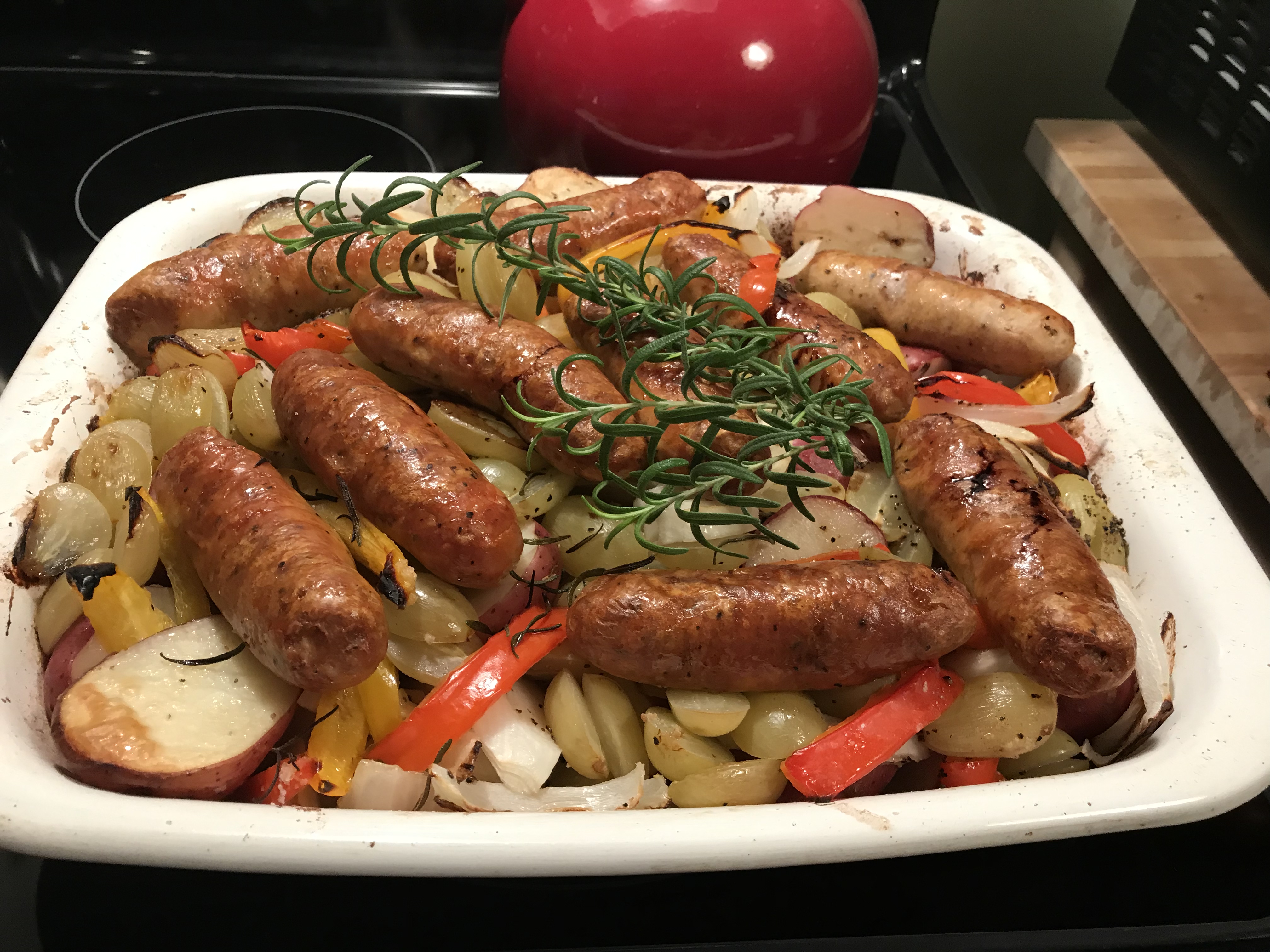 Tuscan Style Roasted Sausage And Grapes (20)