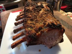 Fennel and Garlic Bone-In Pork Loin