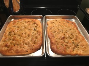 Homemade Focaccia With Garlic And Rosemary