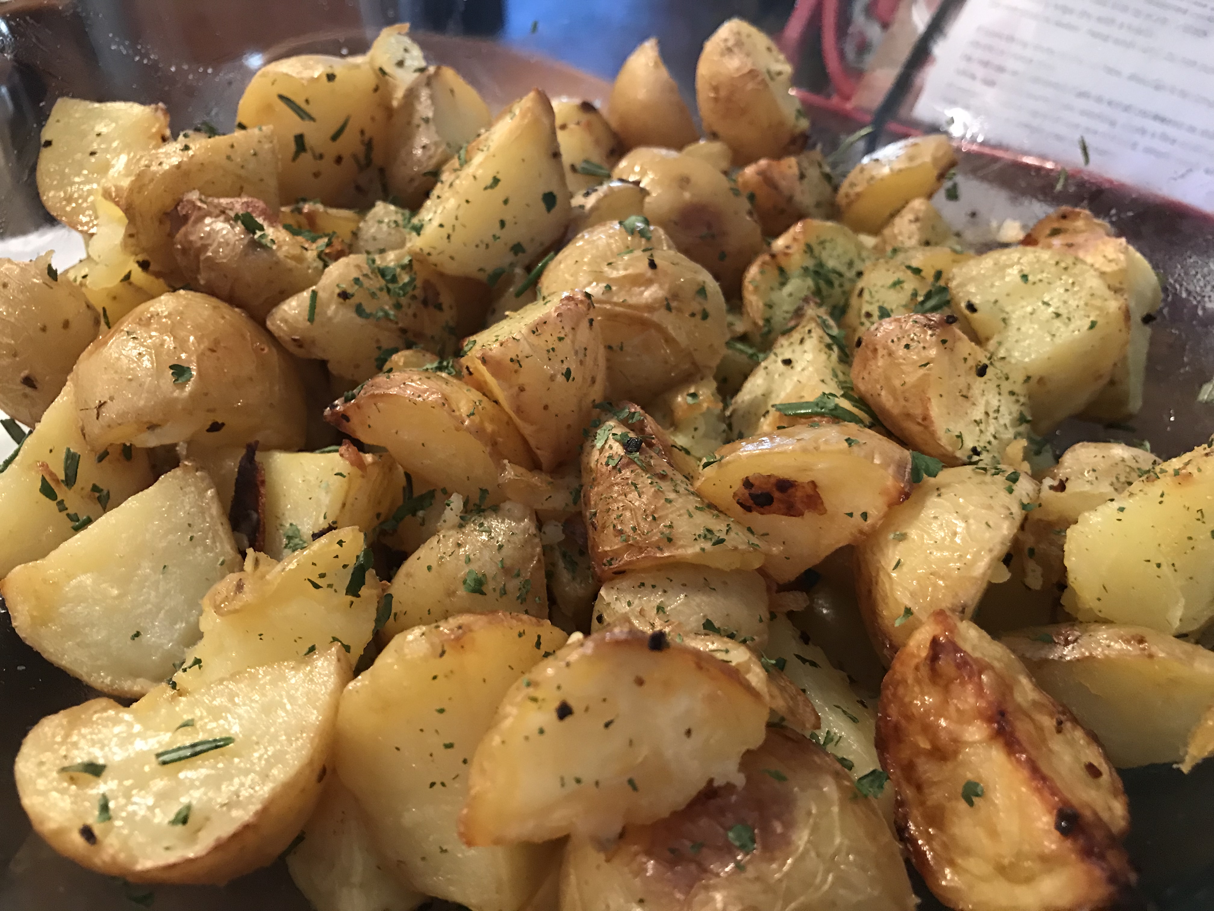Roasted Potatoes With Red Peppers And Garlic (6)