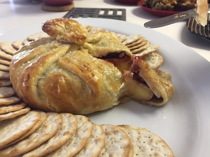 Puff Pastry Wrapped French Brie Cheese