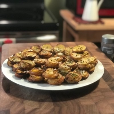 Herb And Parmigiano-Reggiano Potato Stacks