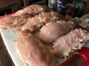 French Onion Stuffed Chicken Casserole