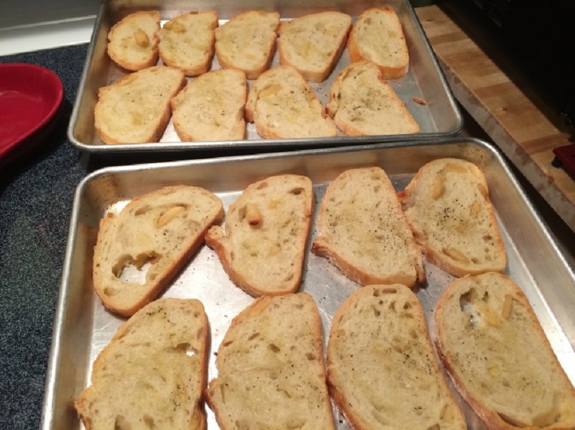 Toasted Ciabatta Bread
