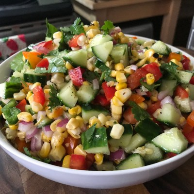 Grilled Sweet Corn Salsa