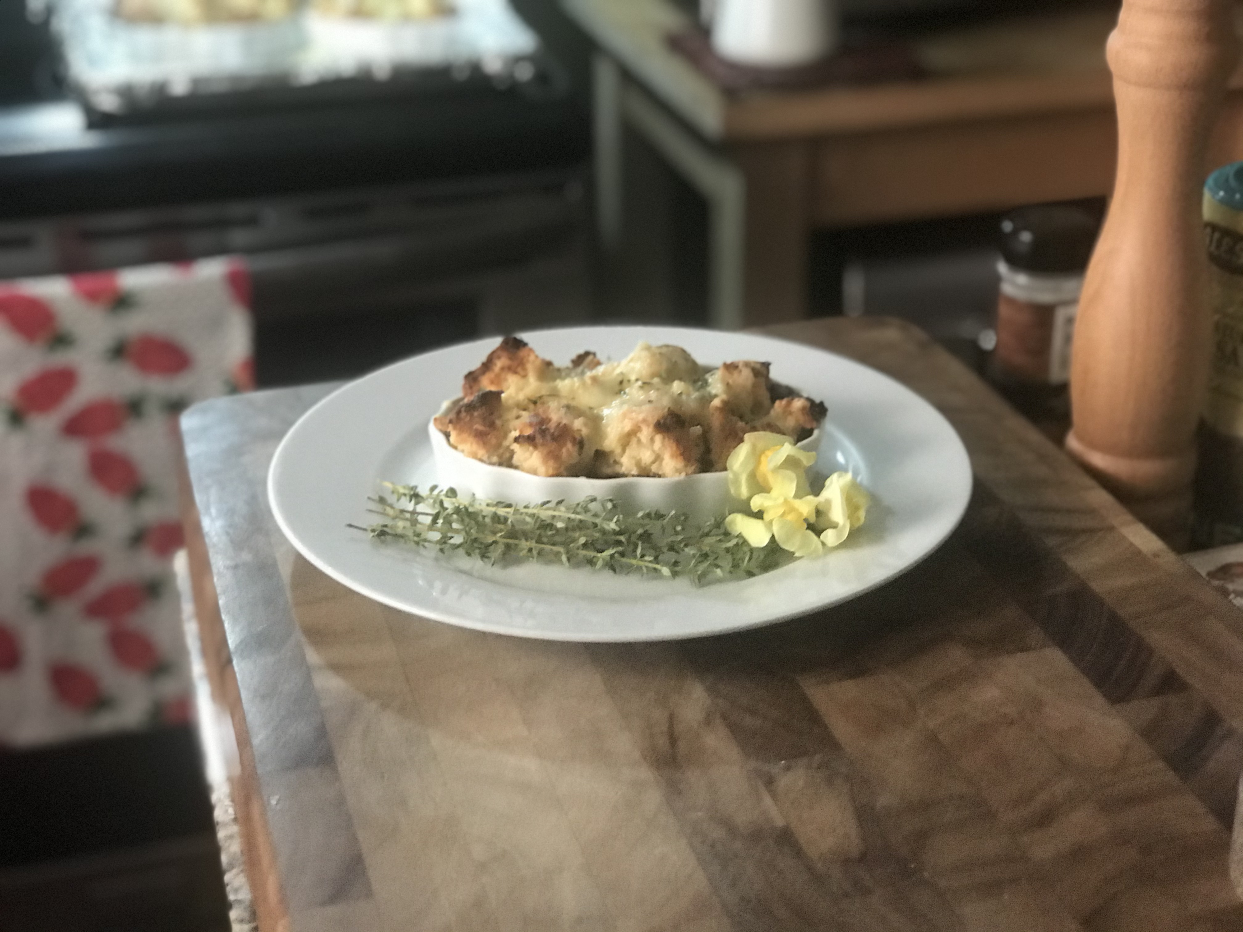 Wild Mushroom Cobbler