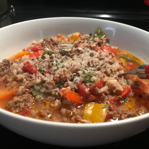 Stufffed Bell Pepper Soup