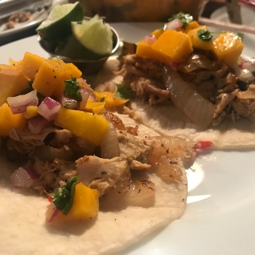 Vaca Frita de Pollo Tacos