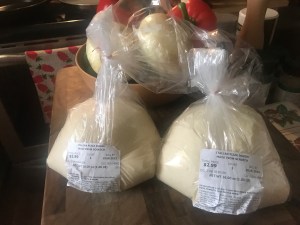 Store-bought pizza dough
