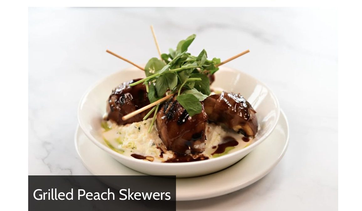 Grilled Peach Skewers
