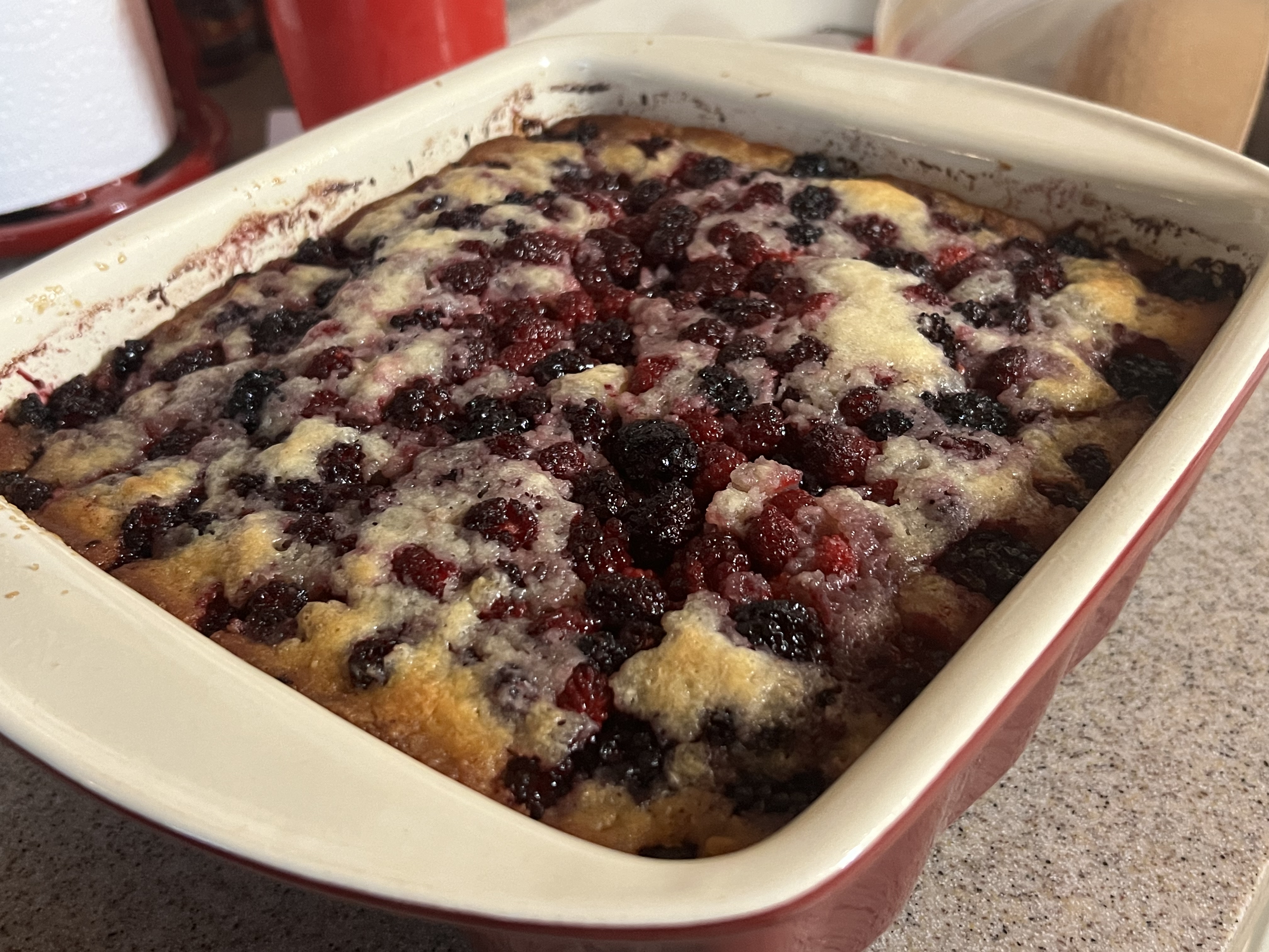 Wild Blackberry Cobbler