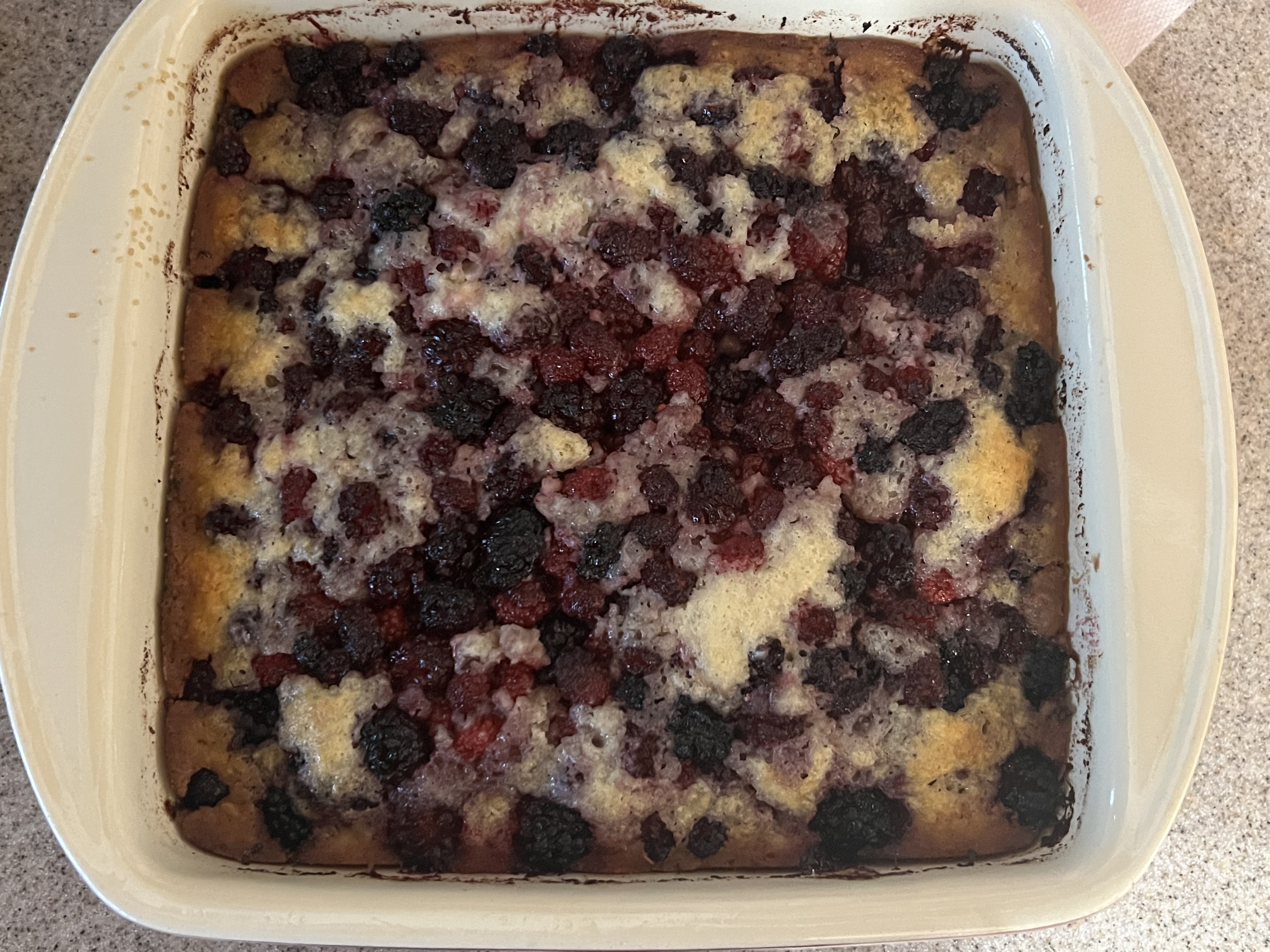 Wild Blackberry Cobbler