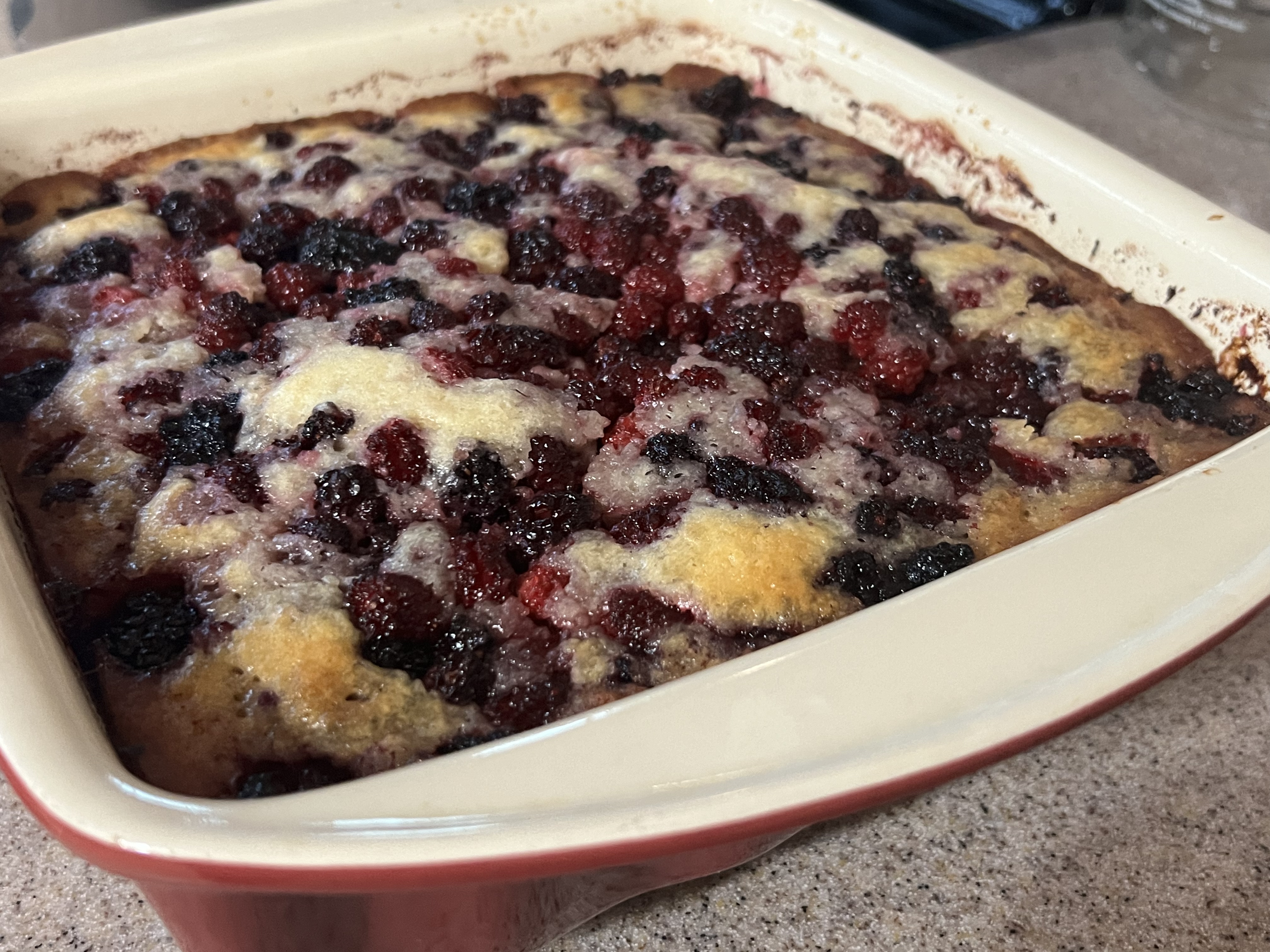 Wild Blackberry Cobbler