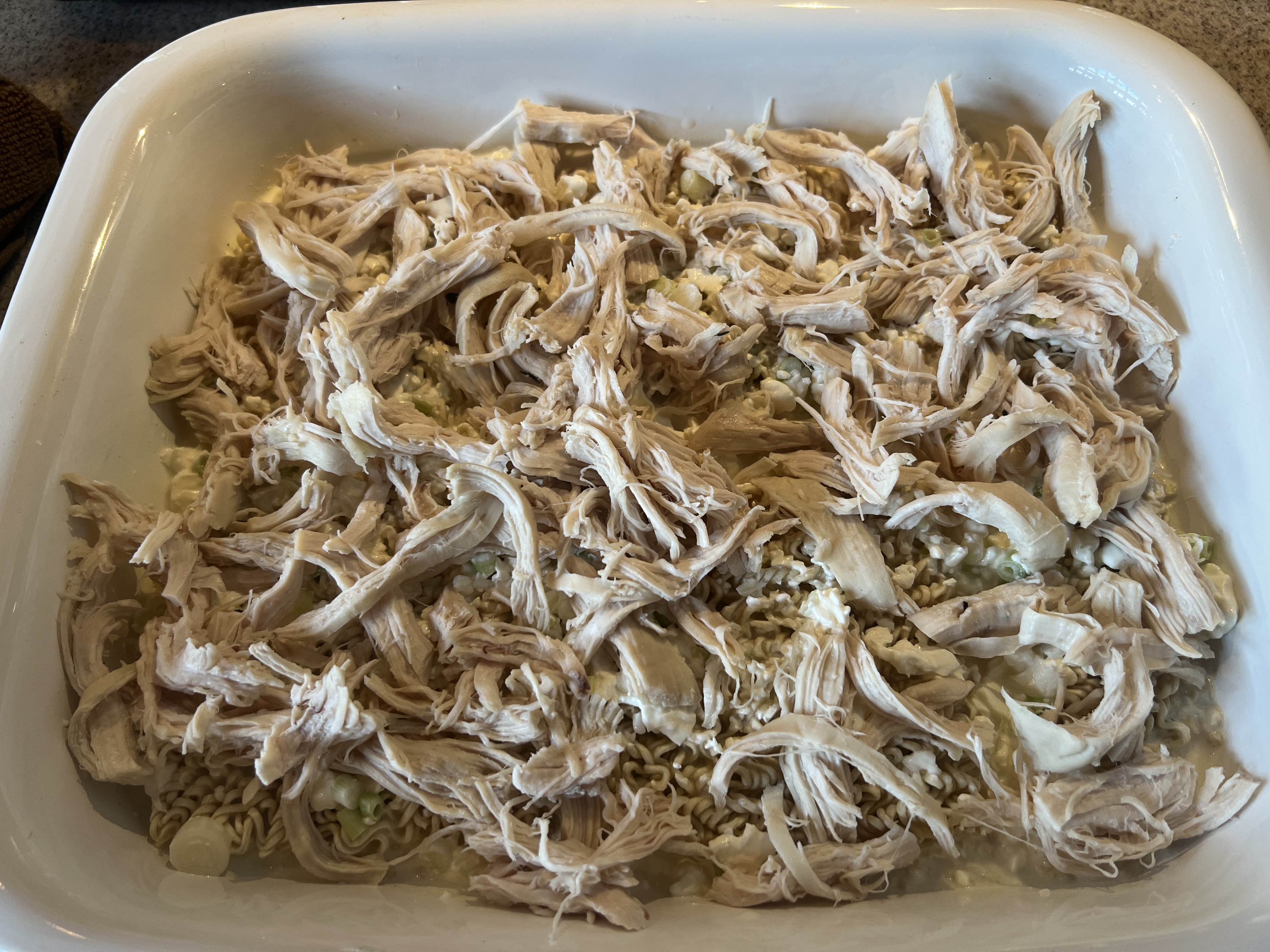 Chicken Ramen Noodle Casserole