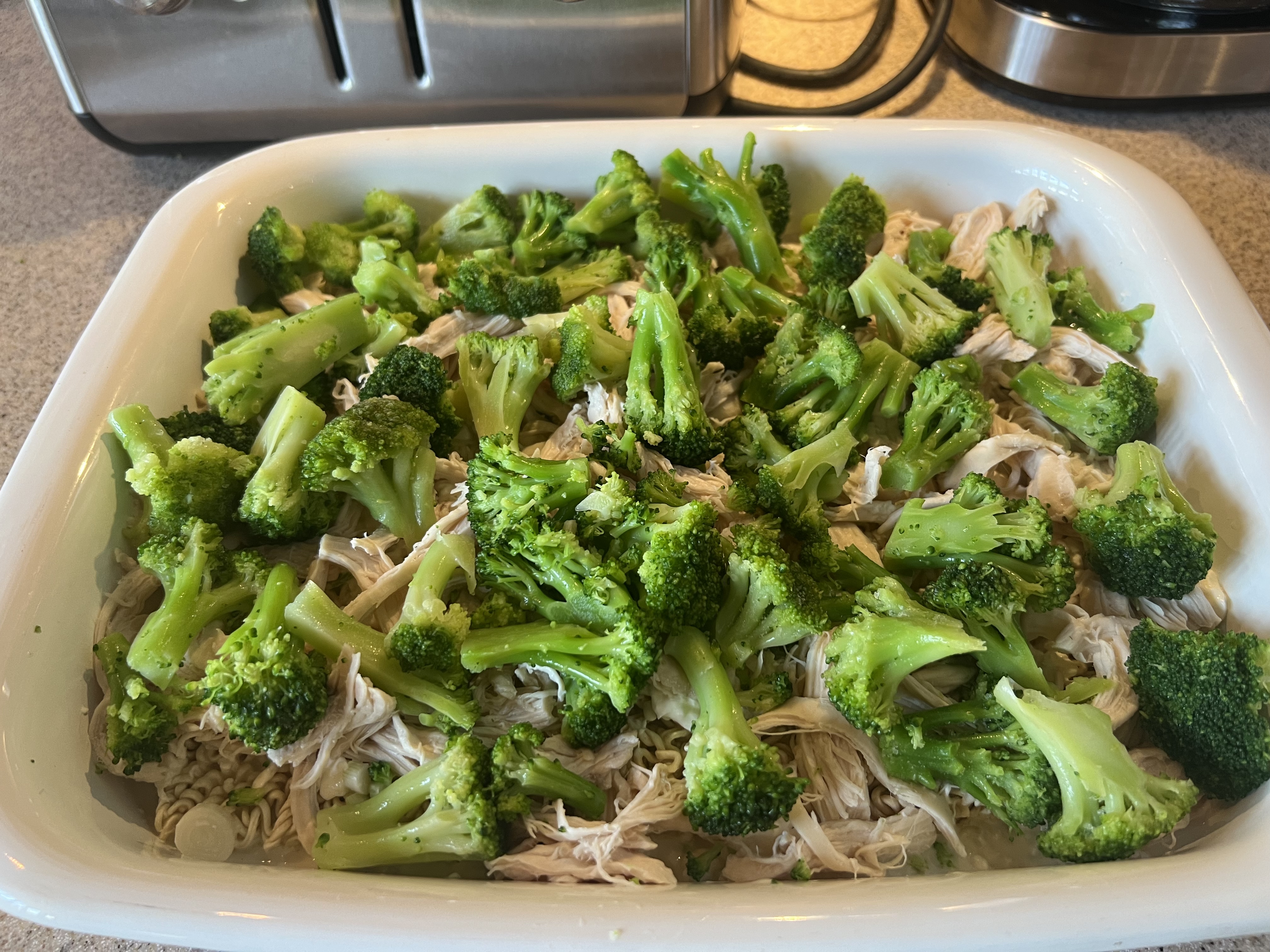 Chicken Ramen Noodle Casserole