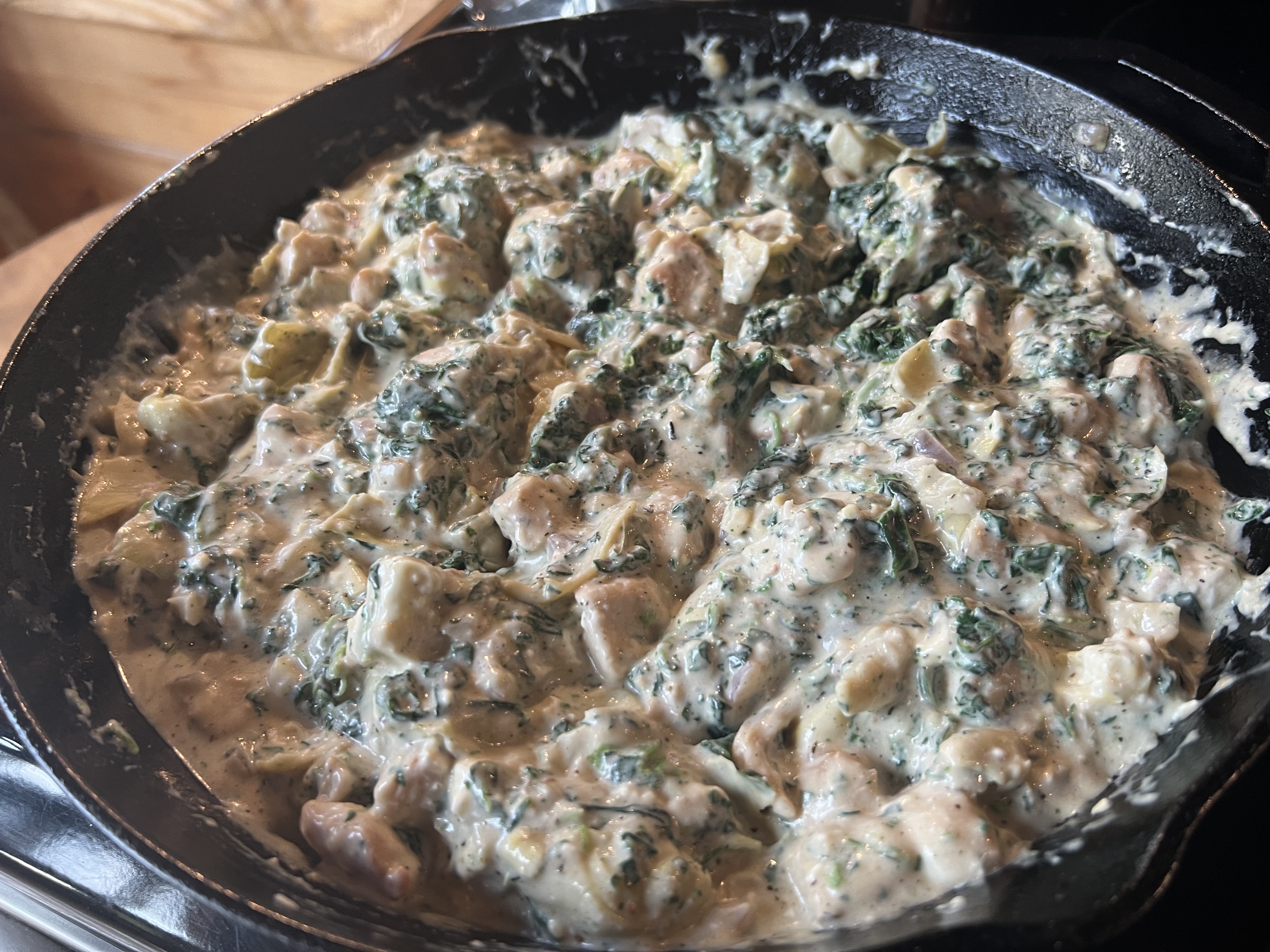 Mini Spinach And Artichoke Chicken Casseroles