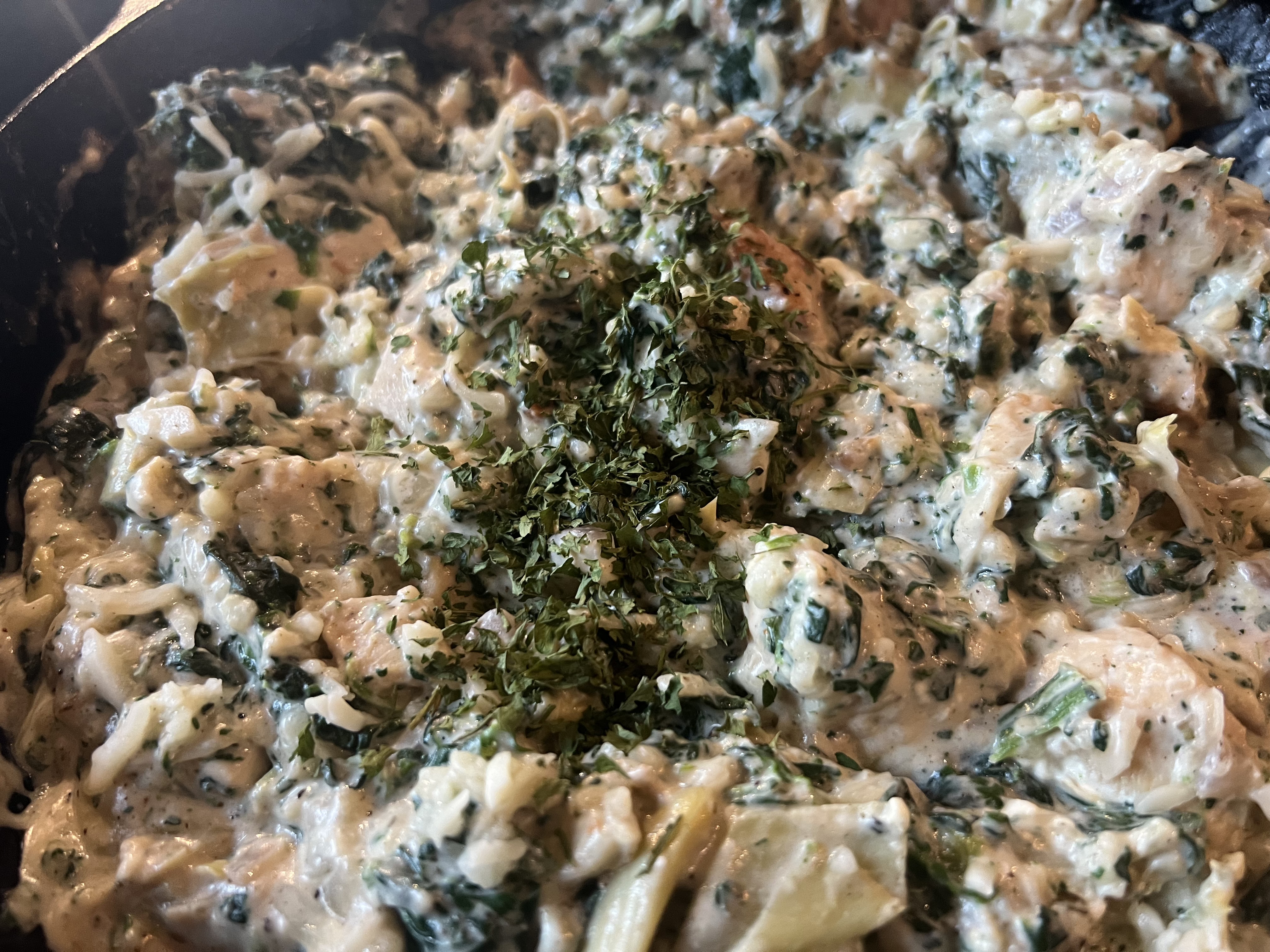 Mini Spinach And Artichoke Chicken Casseroles