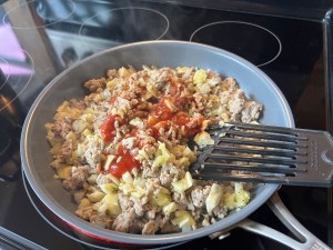 Stuffed Chicken Parm Zucchini Boats