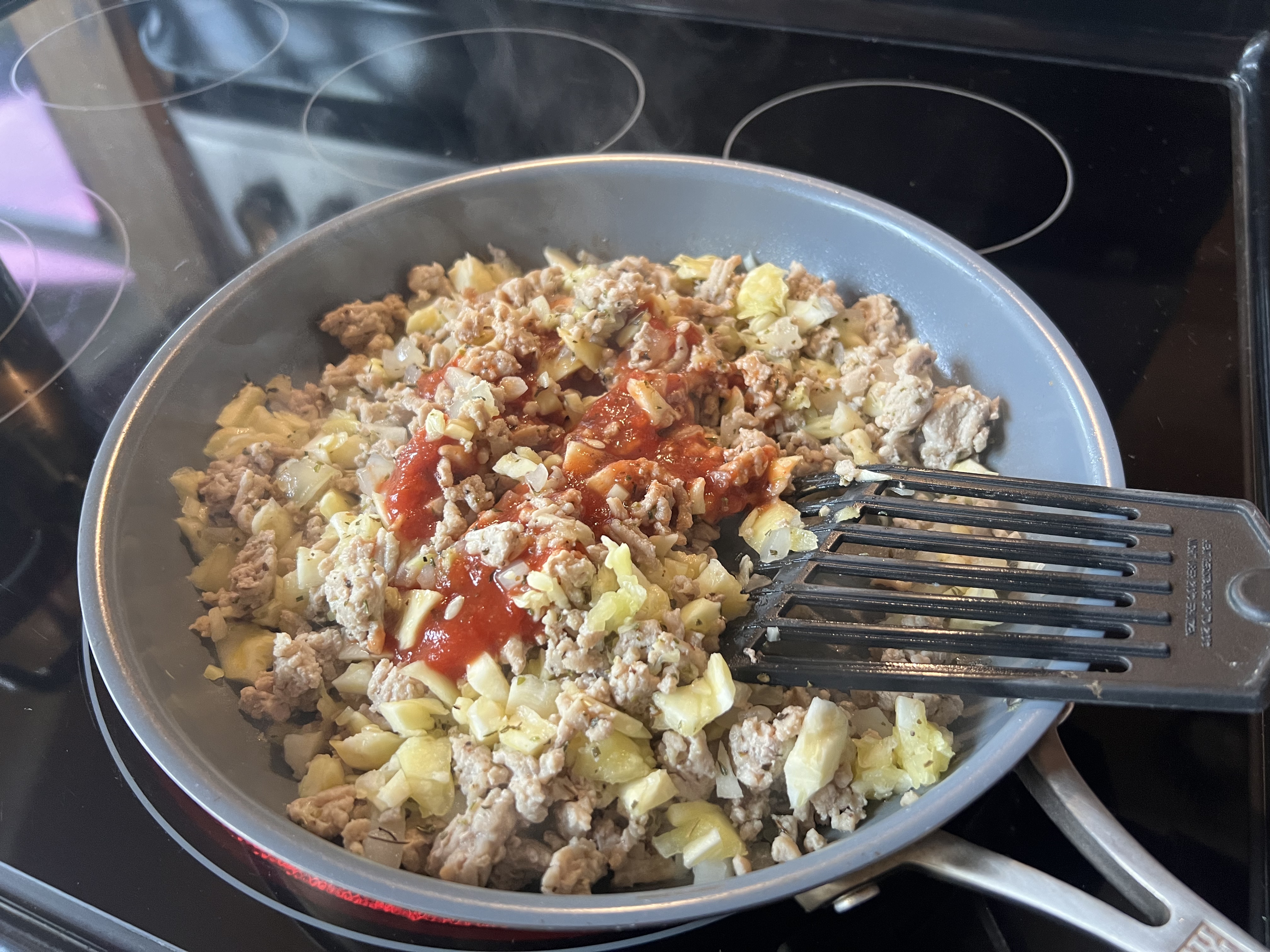 Stuffed Chicken Parm Zucchini Boats