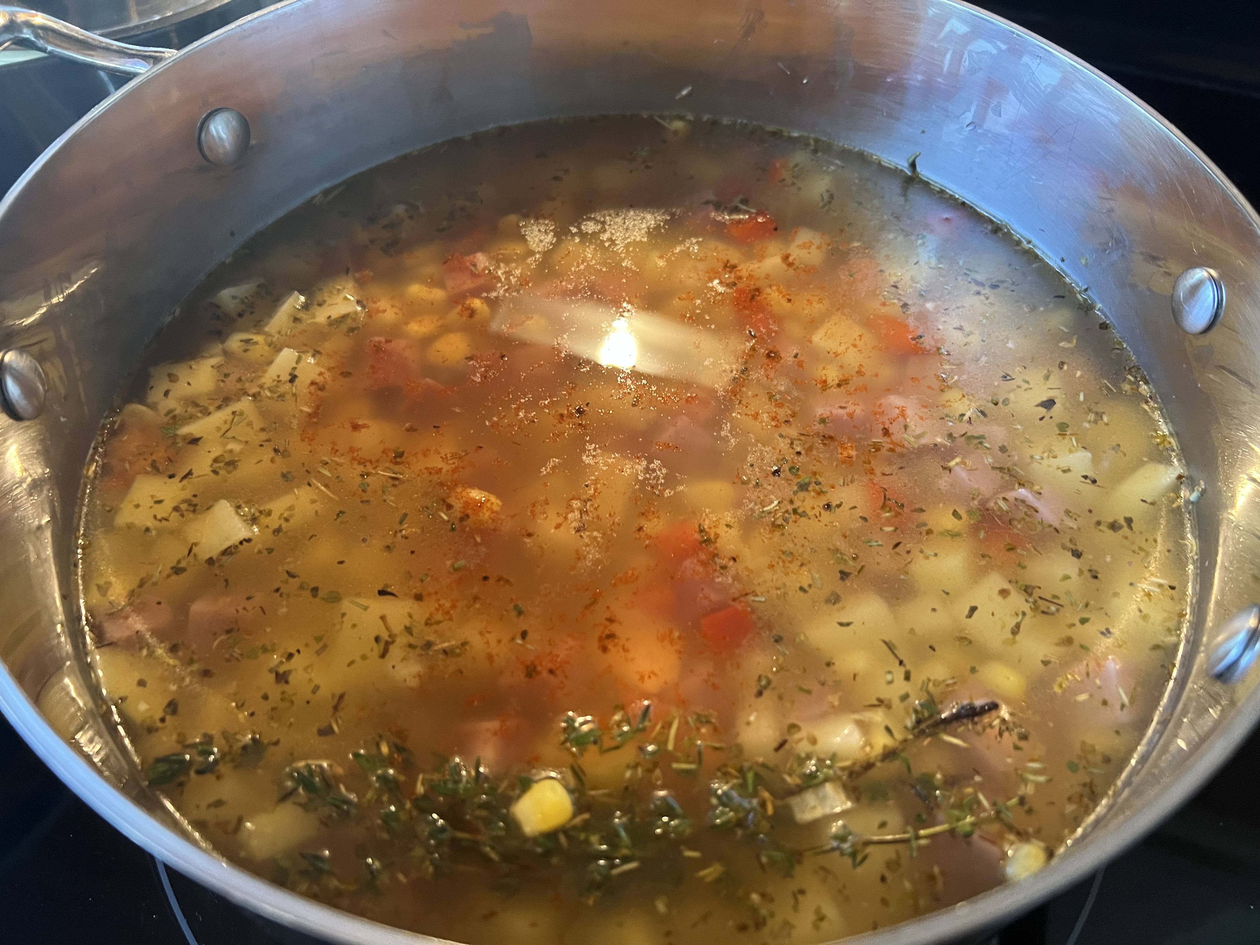 Ham And Corn Chowder