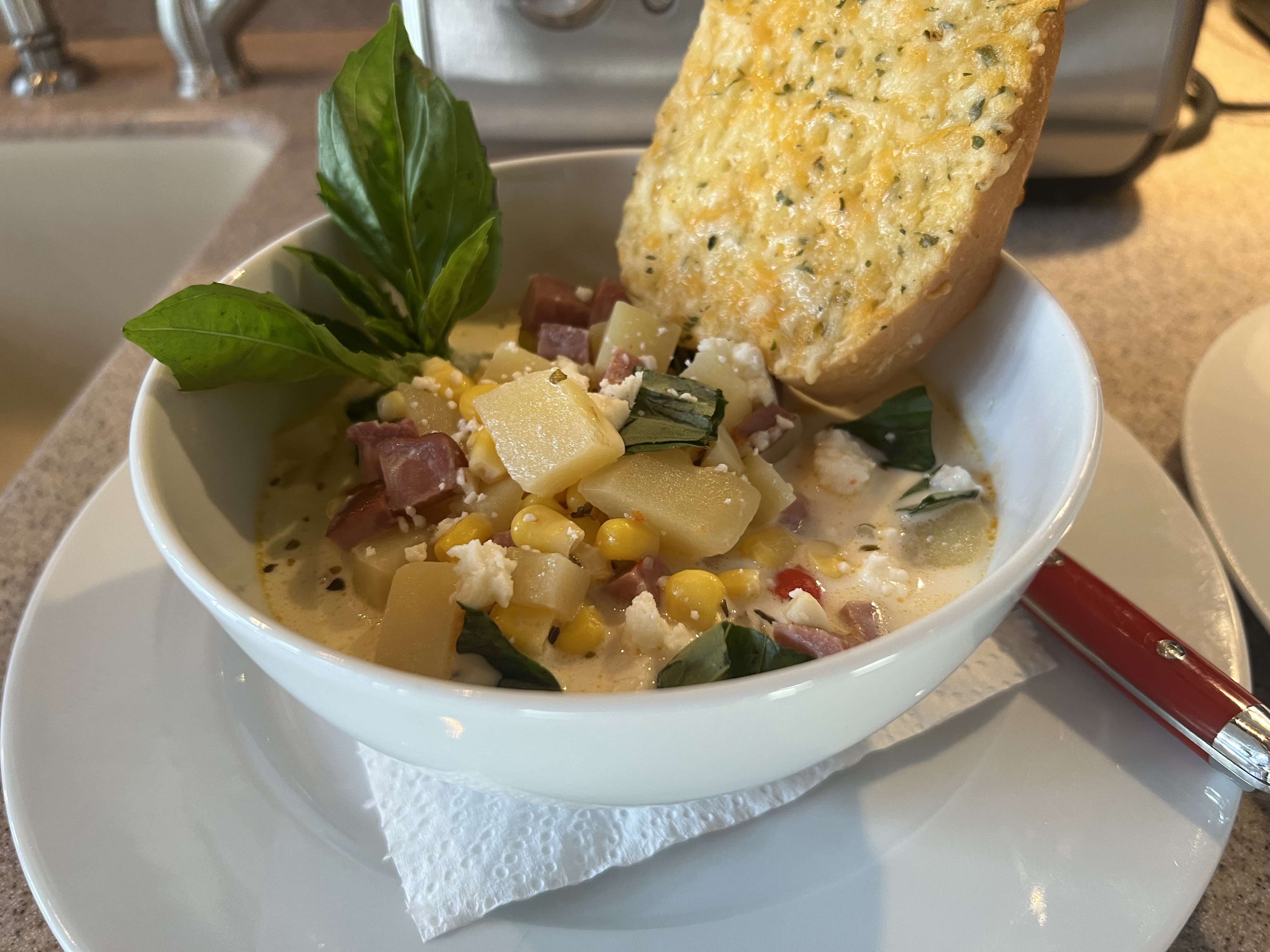 Ham And Corn Chowder
