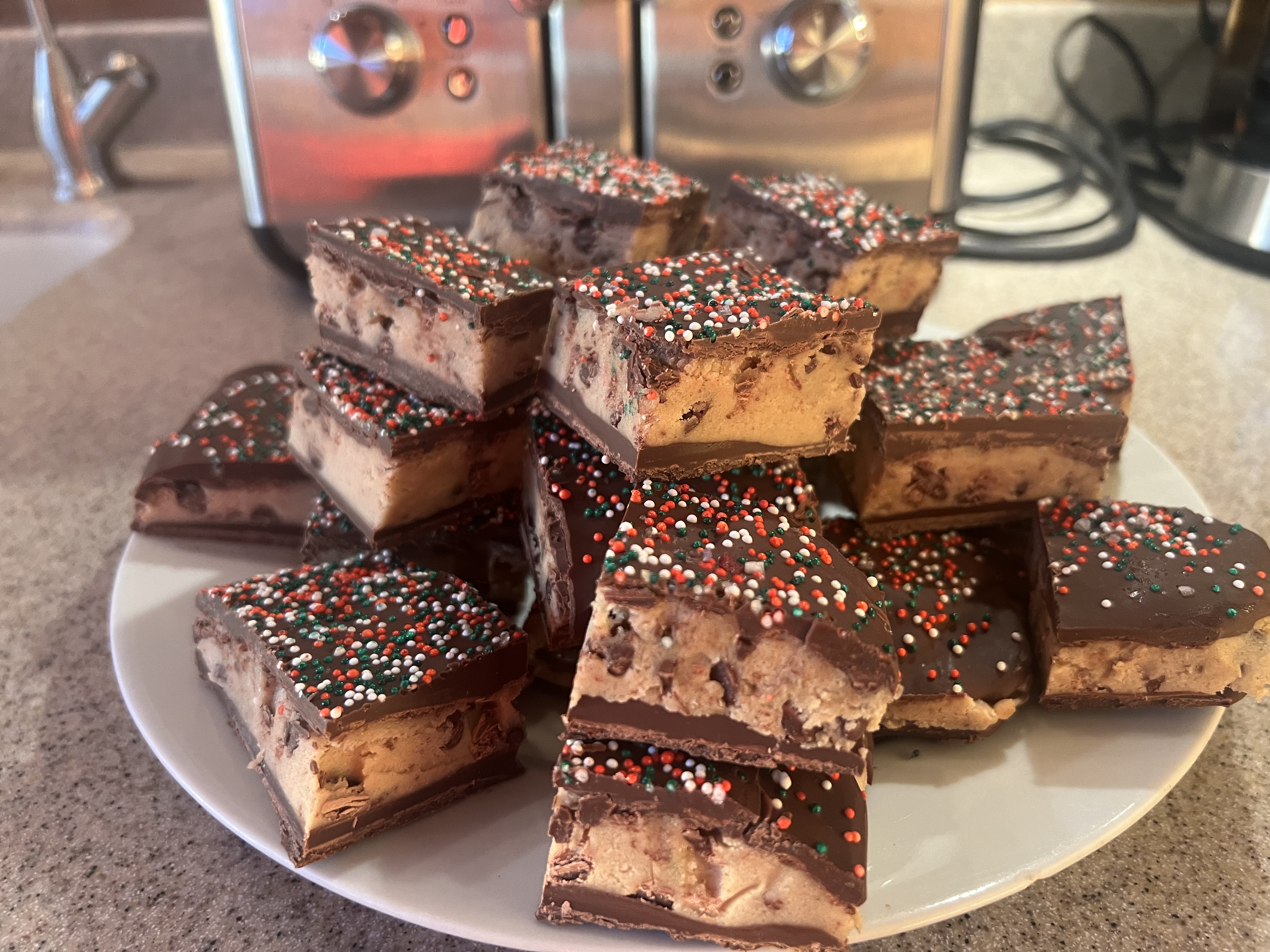 Chocolate Chip Cookie Dough Bars